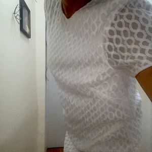 Ann Taylor White Dress 👗 Size 10